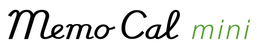 MemoCal mini